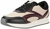 Calvin Klein Jeans Retro Runner Multilayer YM0YM01117, Zapatillas Deportivas Hombre, Beige (Eggshell/Bitter Chocolate), 45 EU