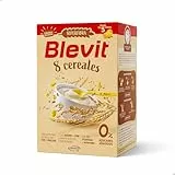 Blevit Superfibra 8 Cereales | 500g | Papilla para Bebé desde los 5 Meses con Vitaminas, Minerales y Fibra