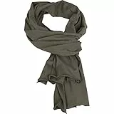 Build Your Brand Jersey Scarf Bufanda, Olive, One Size Adulto Unisex