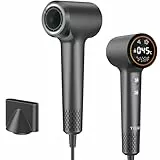 TQQ Secador Pelo Profesional, 400 Millones de Ionico Plasma, Motor Sin Escobillas de 110.000 RPM, Secador de Pelo de 57 dB, Bajo Nivel de Ruido para Casa, Viajes