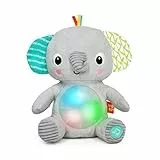 Bright Starts, Elefante de Peluche músical con Luces Hug-a-Bye Baby, a Partir de recién Nacido