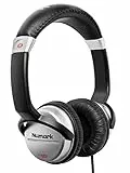 Numark HF125 Auriculares de Grabación y DJ con Cable de 1,8 m, Transductores de 40 mm para una Alta Fidelidad, Diseño Cerrado para Aislar el Sonido