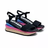GIOSEPPO Sandalias Deportivas Negras con cuña para Mujer Benay