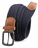 CHAOREN Cinturon Elastico Hombre, Cinturones Hombre de Tela Tejida, Cinto Homem de Golf Informal 35mm