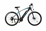 Nilox, eBike X6 SE, Bicicleta Electrica Montaña con 90 km de autonomía, Bici Electica con Frenos de disco Tektro, Cambio Shimano de 21 velocidades, Ruedas 27.5' x 2.10', Batería extraíble 36 V 13 Ah