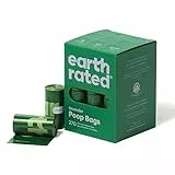 Earth Rated Bolsas para heces de perro, para mascotas a prueba de fugas y extragruesas, aptas para perros de cualquier tamaño, Rollos de recarga, aroma a lananda, 270 unidades