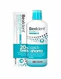 Isdin Bexident Encías Uso Diario, Pack ahorro 20% EXTRA Colutorio 500 ml + Pasta 125 ml