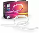 Philips Hue - Tira de Led inteligente Gradient 2m, tira de luces led de luz ambiente para el hogar, Luz Blanca y de luces de colores, Compatible con Alexa y Google Home