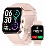 aeac Smartwatch Mujer Reloj Inteligente con Llamadas,1,7' con Voz de Alexa, Whatsapp Notificaciones Inteligentes, Deportivo Pulsometro, Monitor de Sueño, SpO2, IP68 Impermeable Reloj de Pulsera