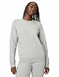 NIKE DQ5473-063 W NSW Club FLC Crew STD Sweatshirt Mujer DK Gray Heather/White Tamaño L
