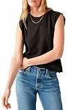 Levi's Boxy Tank Camiseta, Caviar Slub, M Mujeres