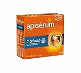 APISERUM Intelecto Viales Bebibles - Favorece el Rendimiento Intelectual, Concentración y Memoria , Multivitamínico con Jalea Real, Vitamina B, Aminoacidos y Ginkgo Biloba