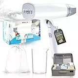 NOBLESUR® Plancha Vertical Vapor PREMIUM 1300W | Plancha Vapor Vertical Plegable y Portátil | Cepillo de Vapor | Apto para Todo Tipo de Ropa | Ideal para Viajes, Hogar y Oficina |