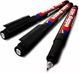 edding 140S - Rotulador permanente (punta fina de 0,3 mm, 3 unidades), color negro