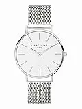 Liebeskind LT-0153-MQ, Reloj Unisex Adultos, Plateado Y Blanco, 38 mm