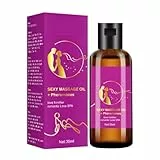 Autmor Aceite de masaje para citas nocturnas, aceite corporal de excitación y relajación para mujeres y hombres, terapia de masaje y alivio del dolor muscular, aceites de masaje erótico o lubricante