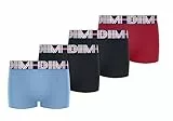 Dim Boxer Ecodim Coloridos Y con Logo Cotton Stretch Niño x4, Multicolor, 4-5 años