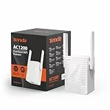 Tenda A18 Repetidor WiFi AC1200, Doble Banda 5 GHz y 2.4 GHz, Amplificador y Extensor, Modo de Punto de Acceso, Puerto LAN Ethernet, Antenas externas 2 dBi, WPS botón, señal LED, fácil configuración