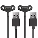 TUSITA Cargador Compatible con TicWatch Pro 3 5 X E3 Smartwatch - 2 Piezas, 1M
