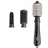 BaByliss AS128E Cepillo de aire Style Smooth 1000 W. Seca, alisa, agrega volumen y peina, todo en uno. Tecnología iónica antiencrespamiento