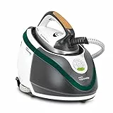 Polti Vaporella Next VN18.65, Centro de Planchado con Caldera de Alta Presión Max 7.2 Bar, Potencia 2200 W, Función Turbo y Eco, Autonomía ilimitada, Depósito 1.3 L, Steam Pulse 450g, Blanco y Verde