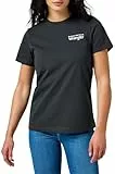 Wrangler Graphic tee Camiseta para Mujer, Faded Black, M