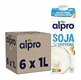 Alpro Bebida Vegetal de Soja - Pack de 6 x 1L