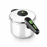 MONIX Presto Duo Set de ollas a presión 4+6 L acero inoxidable 18/10, apta para todo tipo de cocinas incluida inducción