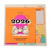 Mr Wonderful - Calendario Familiar 2026 de pared o nevera magnético - La mejor versión de nosotros