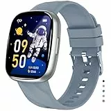 Reloj Inteligente Niño Niña, 1.75“ Smartwatch niños con Llamadas Bluetooth, 37 Modos Deportivos Relojes, Monitor de Sueño, Frecuencia cardíaca, Podómetro, Reloj Niños Regalo para Niños (Plata)