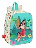 Safta VAIANA - Mochila Infantil, Mochila Niño, Mochila Escolar, Adaptable a Carro, Ideal para Guardería, Cómoda y Versátil, Calidad y Resistencia, 22x10x27 cm, Color Beige/Azul
