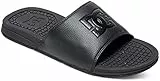 DC Sandalia de deslizamiento bolsa para hombre, negro (Negro/Negro/Negro), 38 EU