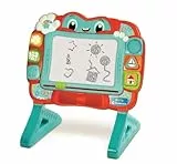 Clementoni - Pizarra Cantarina Interactiva - Centro de Actividades Electrónico - Para Dibujar y Aprender - Juego 2 en 1 para Niños y Niñas - A partir de 18 Meses - Made in Italy - 61434