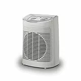 Rowenta Instant Comfort Aqua - Calefactor bajo consumo de hasta 2400W, apto para baños, Silence 45 dBA, 2 velocidades, termostato mecánico función anti-heladas, ventilador aire frío, SO6510