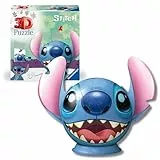 Ravensburger - Puzzle 3D Niños Disney: Lilo Y Stitch | Puzzle Disney para Niños De 6 Años O Más | Maquetas para Montar con 77 Piezas | Stitch Niño