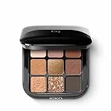 KIKO Milano - Glamour Multi Finish Eyeshadow Palette 02, Paleta De 9 sombras De Ojos Con Diferentes Acabados, 1 unidad