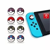 Marie Madeleine UtmostXP Tapas de Joystick compatibles con Nintendo Switch 1, Tapas para Pulgar para Nintendo Switch, Grip Compatible Switch Lite, Accesorios Switch, Agarres para el Pulgar (Pokemon)