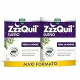 ZzzQuil Toda la Noche con Melatonina, Valeriana, Melisa y Vitamina B6, Ayuda a dormir rápidamente* y mantener el sueño**, con liberación prolongada de melatonina durante 8 horas, 56 comprimidos (2x28)