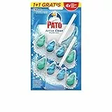 Pato Active Clean Colgador para Inodoro, Frescor Intenso, Perfume Aroma marine, (2 x 38,6g), 2 Unidades (Paquete de 1)