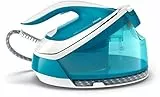 Philips Domestic Appliances GC7920/20 Centro Philips-PE Planchado 6,5 Bares PERFECTCARE Compact Plus: SIN AJUSTES DE Temperatura con TECN, 2400 W, 1.5 litros, Plástico, Color Blanco