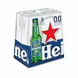 Heineken 00 Cerveza Lager Sin Alcohol Pack Botella, 6 x 25cl