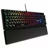 NEWSKILL Serike V2 Teclado mecánico Full Layout RGB con switches Hot-Swap lineales, Estructura metálica y reposamuñecas magnético español Negro