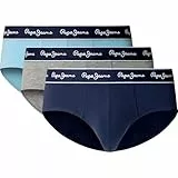 Pepe Jeans Solid BF 3p Ropa Interior, Azul (Azul Cielo), M para Hombre