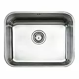 Teka BE 50.40 Plus 1C - Fregadero bajo Encimera, 1 Seno, 53x43x20 cm, Acero Inoxidable