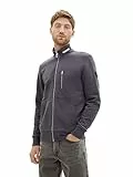 TOM TAILOR 1038716 Chaqueta Deportiva, 11086-Dark Grey Melange, S para Hombre