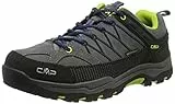 CMP Kids Rigel Low Trekking Shoes Wp, Zapatos de trekking Unisex niños, Grafito Marino, 39 EU