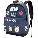 KARACTERMANIA Mochila HS Fan Pilot Star Wars Pilot-Mochila HS Fan, Negro