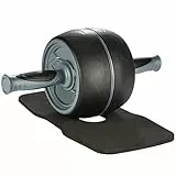 Ultrasport ECOM331100000115 Aparato de Abdominales con Superficie de Apoyo para Las Rodillas y Manual de Ejercicios, Adultos Unisex, Negro, Talla Unica