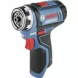 Bosch Professional 12V System GSR 12V-15 FC - Atornillador a batería (30 Nm, FlexiClick, sin batería, en caja)