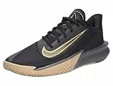 NIKE Precision 7, Sneaker Hombre, Black Metallic Gold Parachute, 45 EU